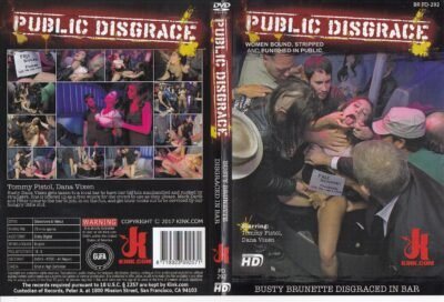 Busty Brunette Disgraced In Bar - Image 3